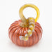 Handblown Glass Pumpkin in Classic Orange