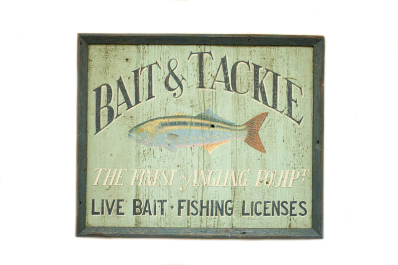Bait & Tackle The Finest in Angling Equipment Americana Art