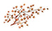 Maple Branch, Autumn Enameled Wall Art by Bovano