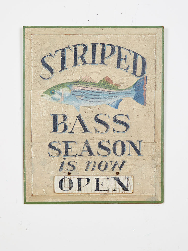 Striped Bass Season is Now Americana Art