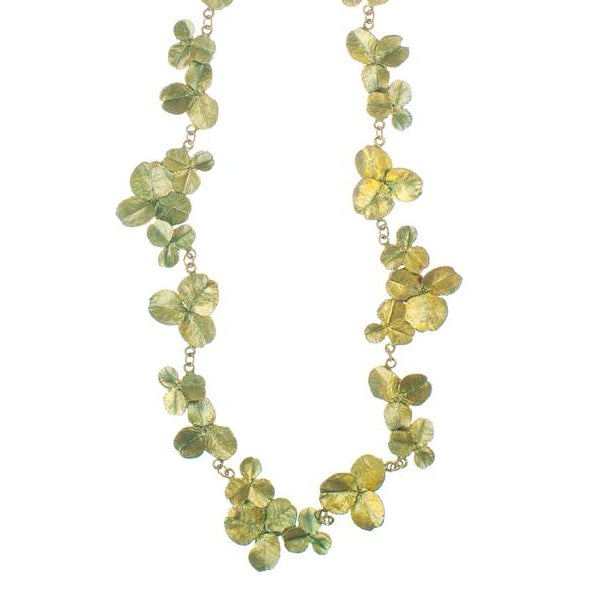 Clover All Leaf 16 inch Necklace by Michael Michaud