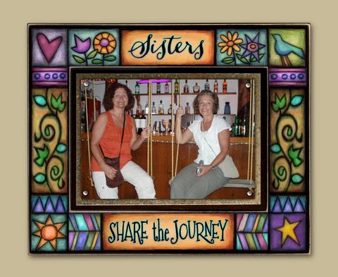 Sisters Share Journey Large Frame