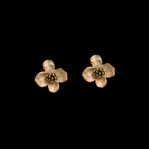 Dogwood Post Earrings By Michael Michaud