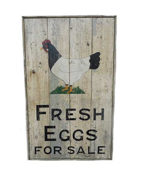Fresh Eggs for Sale (with Chicken Painting) Americana Art