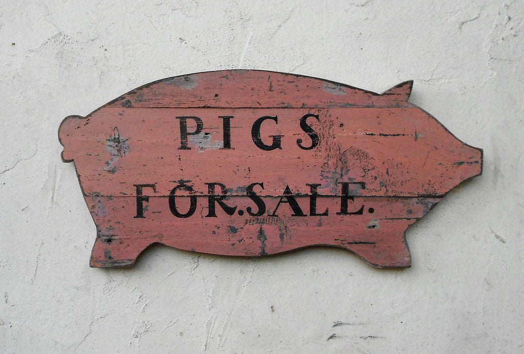 Pigs for Sale Americana Art