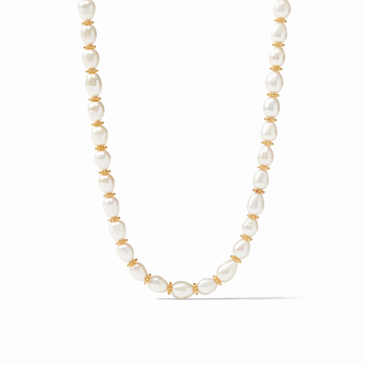 Marbella Gold Freshwater Pearl Necklace by Julie Vos