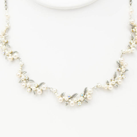 Large Pearl Necklace by Firefly Jewelry