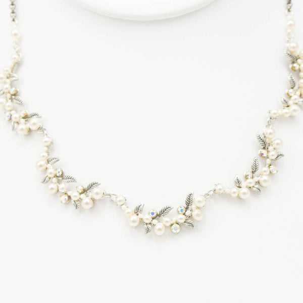 Large Pearl Necklace by Firefly Jewelry