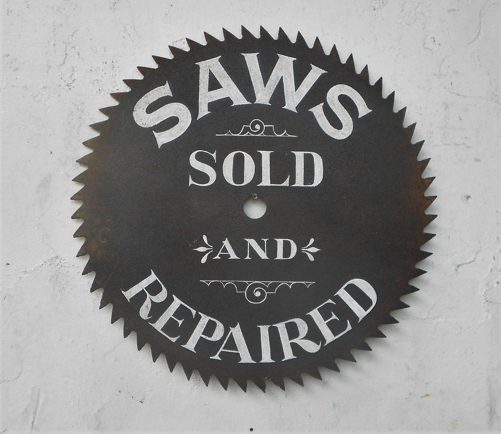 Saws Sold and Repaired 22D. Americana Art