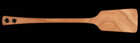 Spatula with Leaf Design