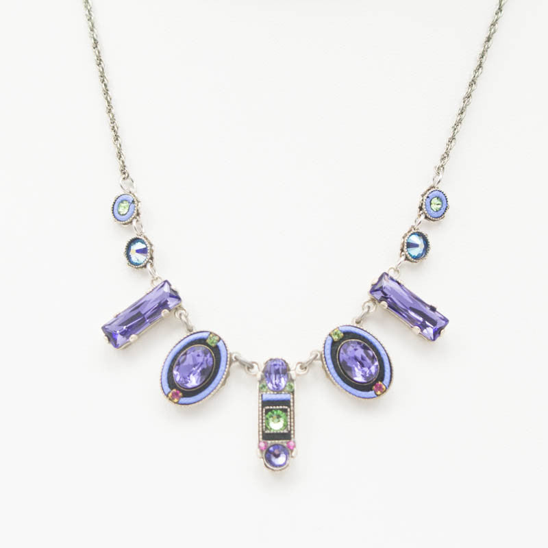 Tanzanite La Dolce Vita Oval Necklace by Firefly Jewelry