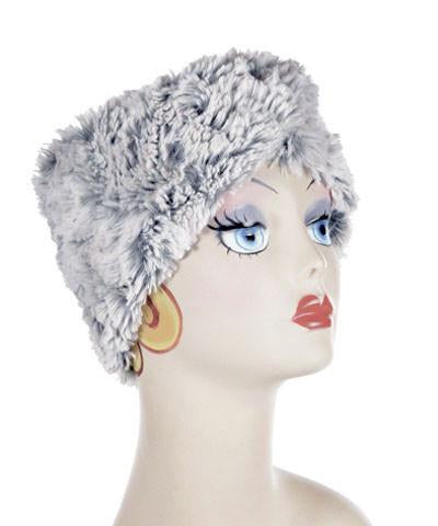 Silver Stratus Luxury Faux Fur Headband