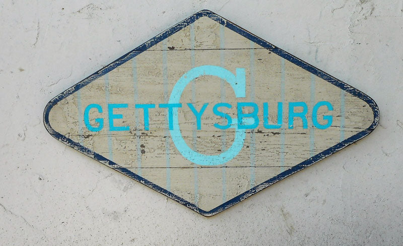 Gettysburg, Retro Diamond with Big G (B)