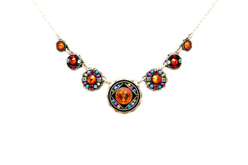 Multi Color Isabella Simple Necklace by Firefly Jewelry