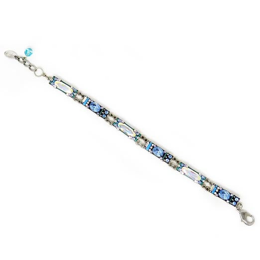 Light Blue Bar Bracelet by Firefly Jewelry