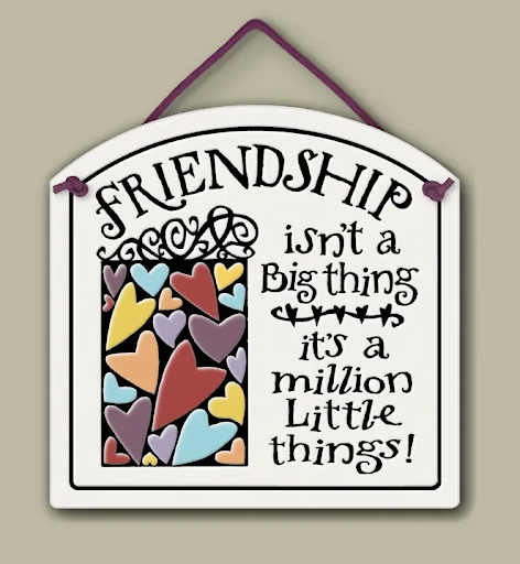 Million Little Things Small Arch Ceramic Tile