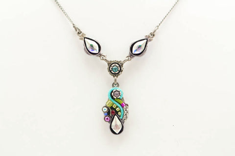 Soft Lily Drop Necklace by Firefly Jewelry