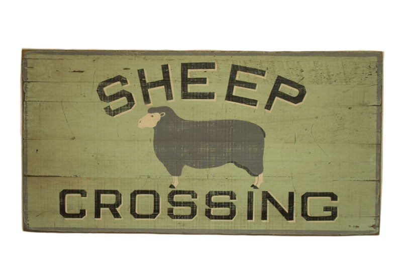 Sheep Crossing Americana Art