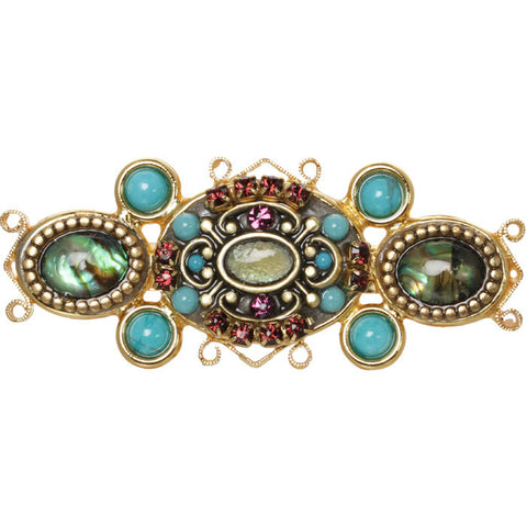 Turkish Bazaar Ovals Pin by Michal Golan