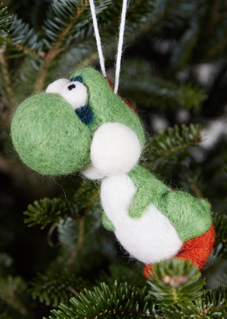 Green Dinosaur Medium Woolie Ornament