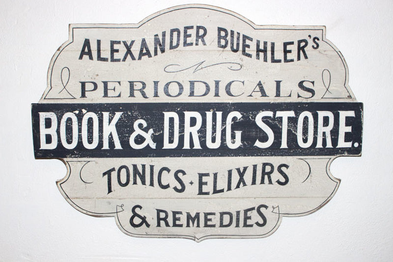 Alexander Buehler's Periodicals Book and Drug Store Americana Art