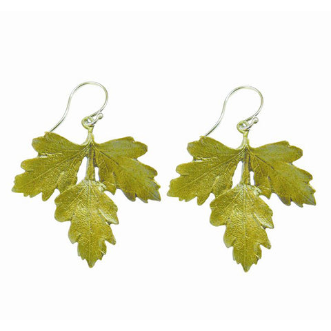 Petite Herb Parsley Wire Earrings by Michael Michaud