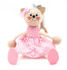 Kitty Girl With Dress Handcrafted Wooden Jumpie - Multiple Colors