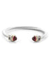 Nouveau Small Wire Cuff with Accent Stone Bracelet by John Medeiros - Available in Multiple Colors