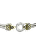 Antiqua Collection Pavé Circle Double Wire Bracelet by John Medeiros - Available in Multiple Sizes