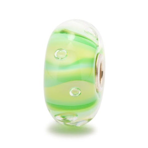 Green Stripe Bubble by Trollbeads