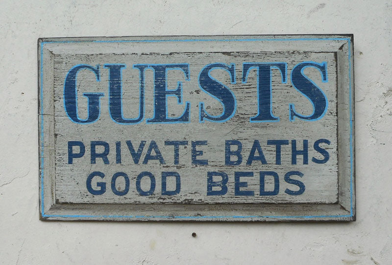 Guests Private Baths Good Beds Americana Art