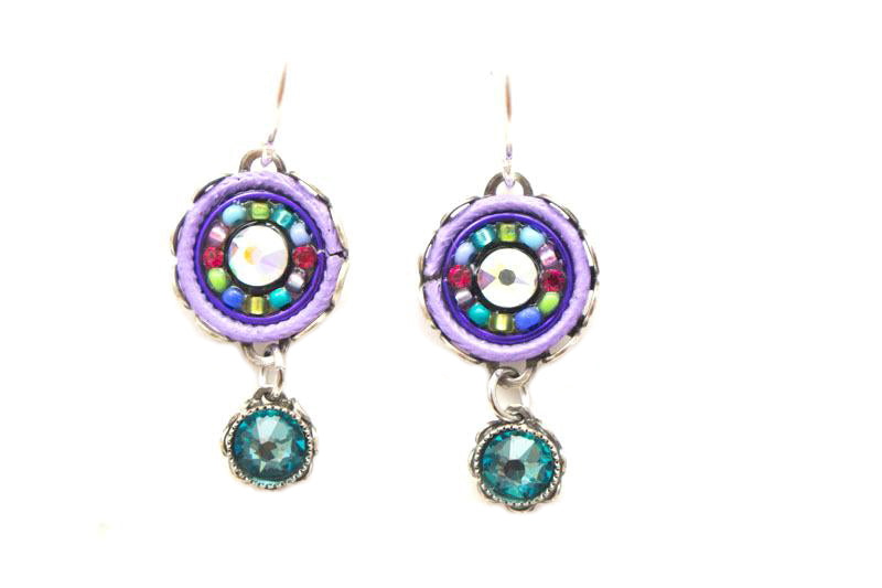 Soft La Dolce Vita Small Round Earrings by Firefly Jewelry