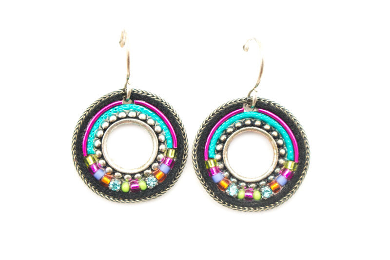 Multi Color Hoop Earrings by Firefly Jewelry