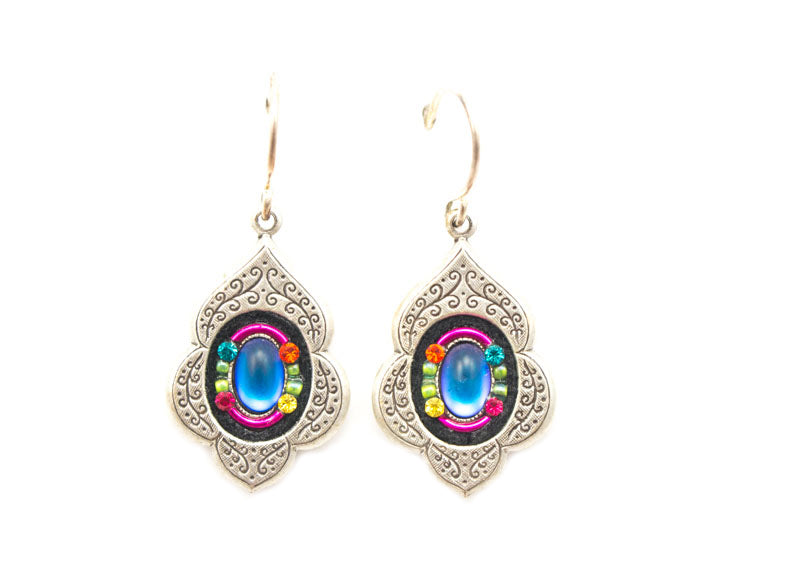 Multi Color Arabesque Earrings by Firefly Jewelry