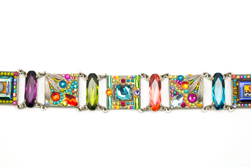 Multi Color Signature Collection Inset Bracelet by Firefly Jewelry
