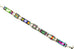 Multi Color Baguette Bracelet by Firefly Jewelry
