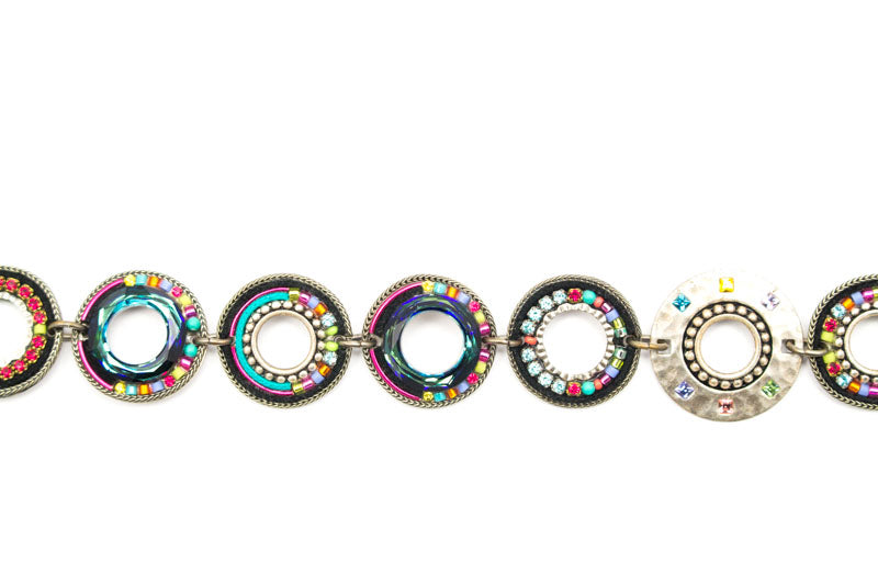 Multi Color Hoop Bracelet by Firefly Jewelry