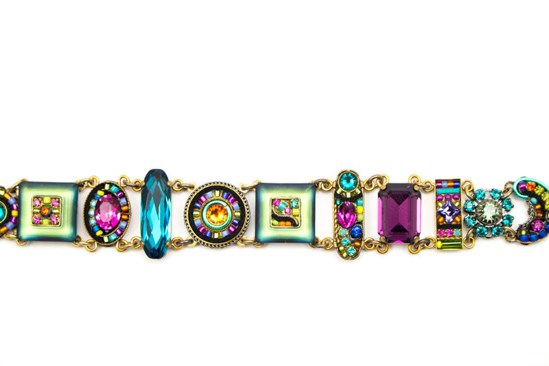 Multi Color La Dolce Vita GoldBracelet by Firefly Jewelry