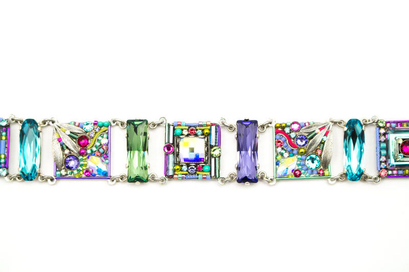 Soft Luxe Intricate Mosaic Bracelet by Firefly Jewelry