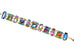 Multi Color Geometric Bracelet by Firefly Jewelry