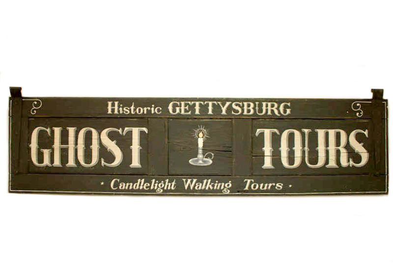 Gettysburg Ghost Tours Sign (B) Americana Art