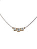 Beijos Three Stone CZ Necklace by John Medeiros - Available in Multiple Colors