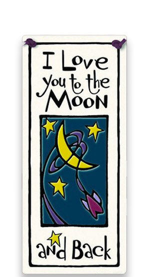 To The Moon And Back Ceramic Tile