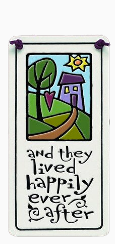 Happily Ever After Charmer Ceramic Tile