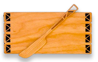 Butter Board with Spreader with K Design