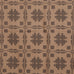 Fancy Snowballs Table Square in Brown with Tan