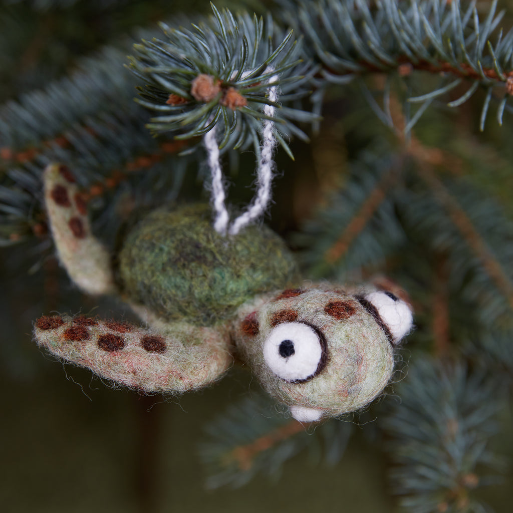 Sea Turtle Woolie Ornament