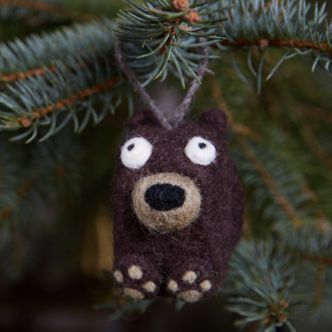Bear Woolie Ornament