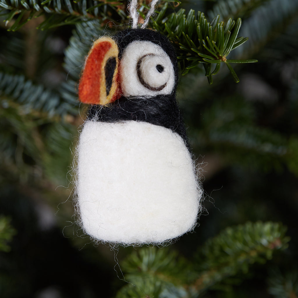 Puffin Woolie Ornament