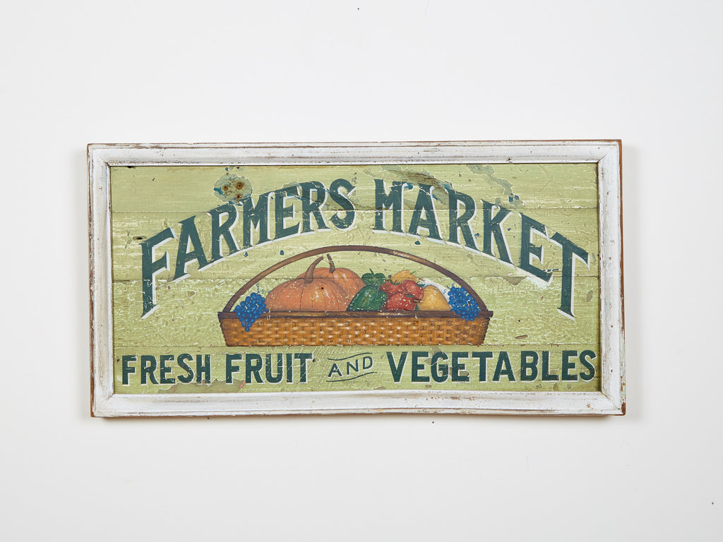 Farmers Market, Fresh Fruit and Vegetables Americana Art